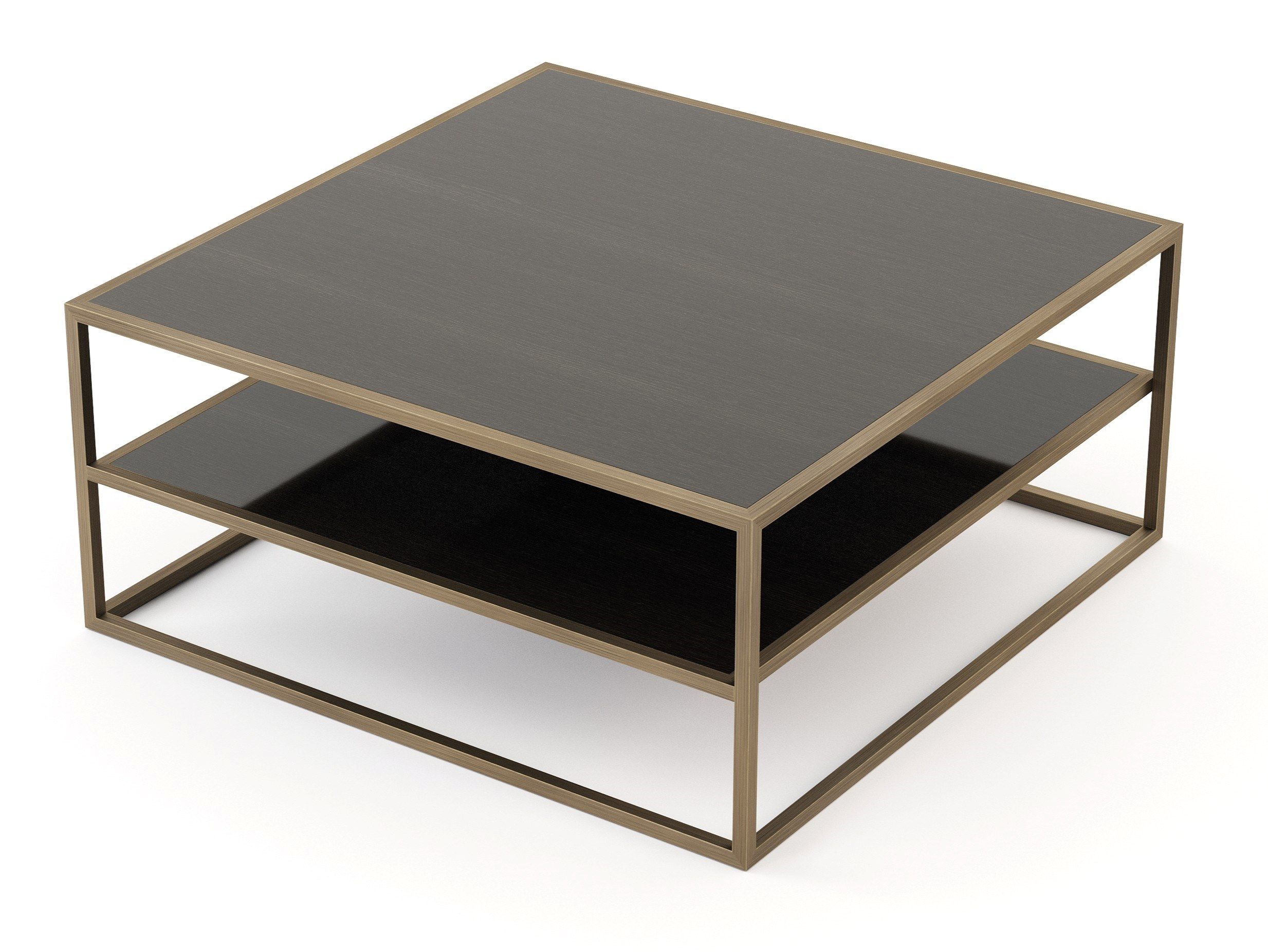 Деревянный квадратный низкий журнальный столик Stylish Club мост ARCH-00146196 - Вид №11