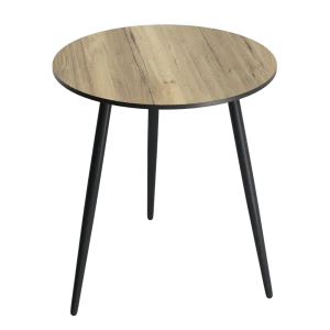Стол кухонный 75x75 см круглый МДФ цвет коричневый 87504060 STLM-2209375
