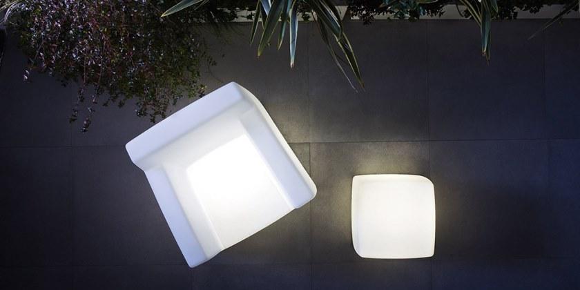 Gervasoni Низкий светящийся табурет из полиэтилена Gervasoni outdoor sun-id-1418233 - Вид №1