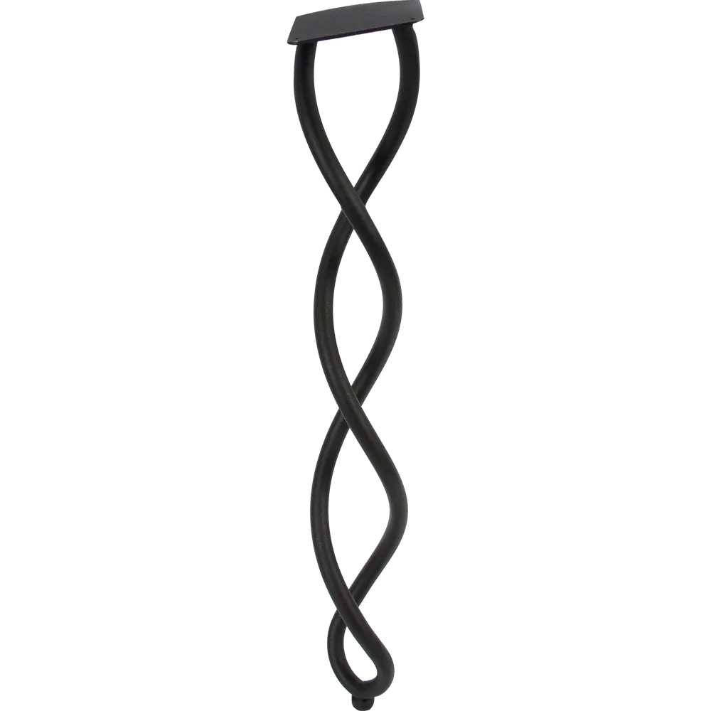 Подстолье для обеденного стола 73 см сталь цвет черный глянцевый Sheffilton STLM-2012944