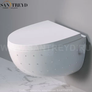 S511.100SW Подвесной унитаз настенный Белый A. e T. Italia OVAL Италия