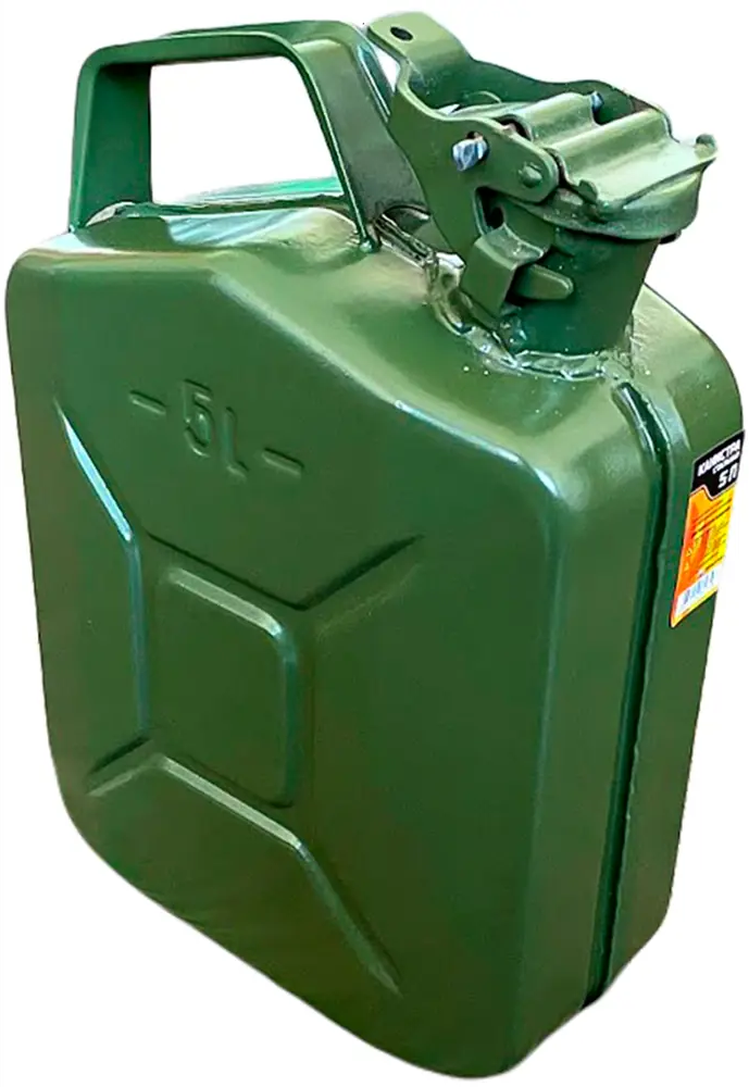 Металлическая канистра Zarya 5 л для ГСМ - надежное хранение топлива 84311121