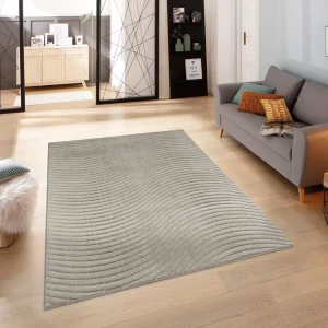 CTIM Ковер Луна с рельефным ворсом в бежевых тонах 80x150 см 89360180