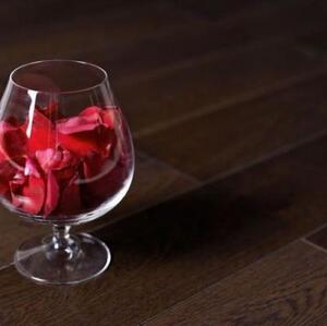 Паркетная доска Amber Wood Кофе Дуб с брашью (Текстурированная) 1860х189 мм.