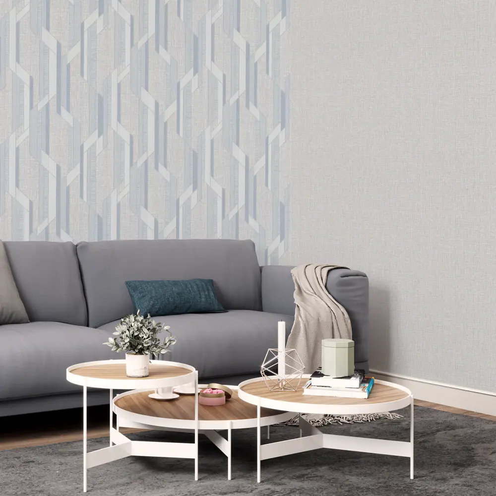 Обои флизелиновые Palitra Life Manchester серые 1.06 м PL71612-14 STLM-2102921 - Вид №3