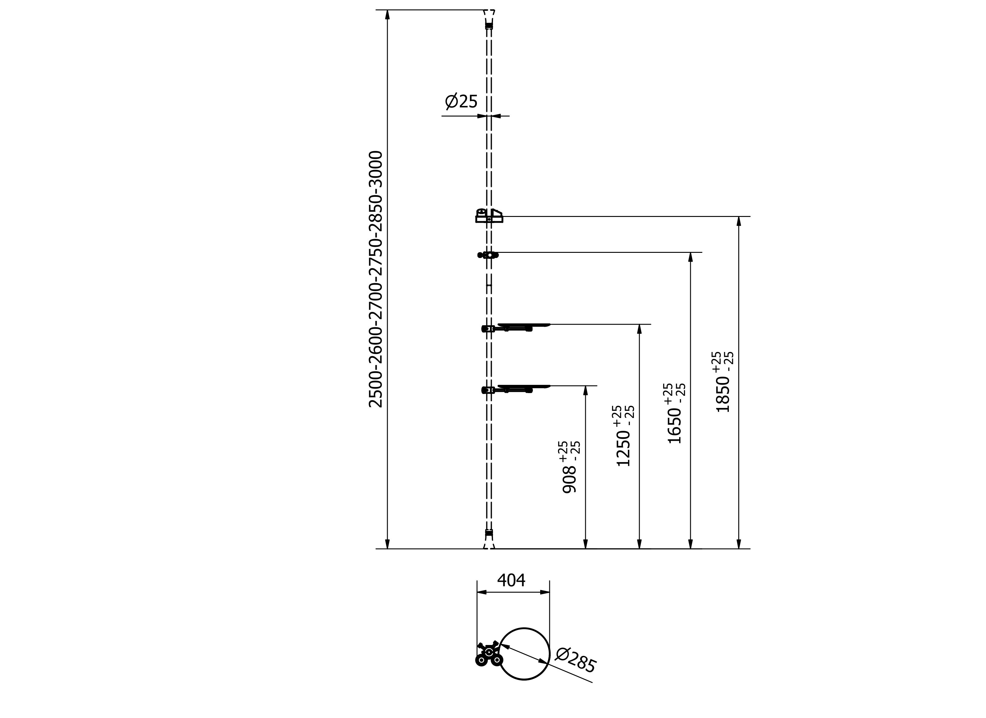 Система аксессуаров для ванной комнаты EVER Life Design You ARCH-00109925 - Вид №5
