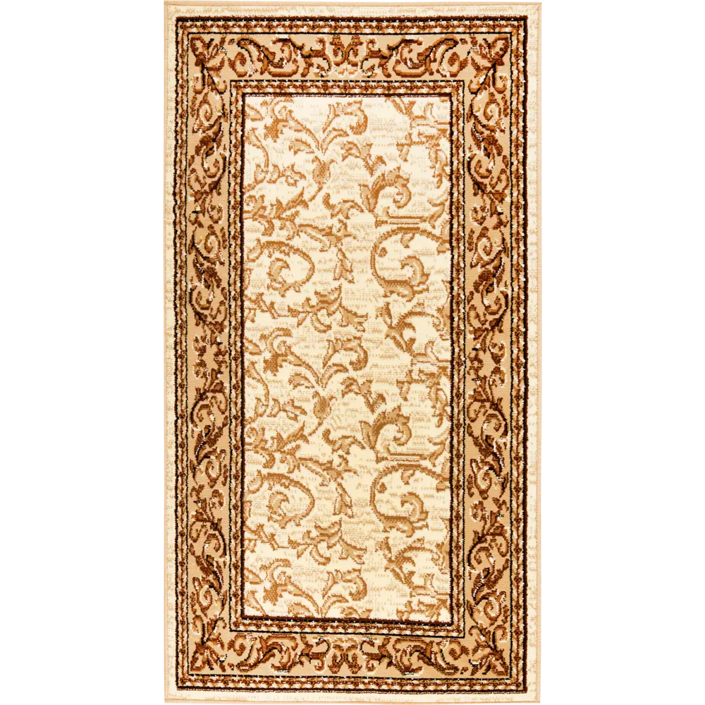 Ковер полипропилен Лагуна D533К 60x110 см цвет бежевый MERINOS STLM-2043866