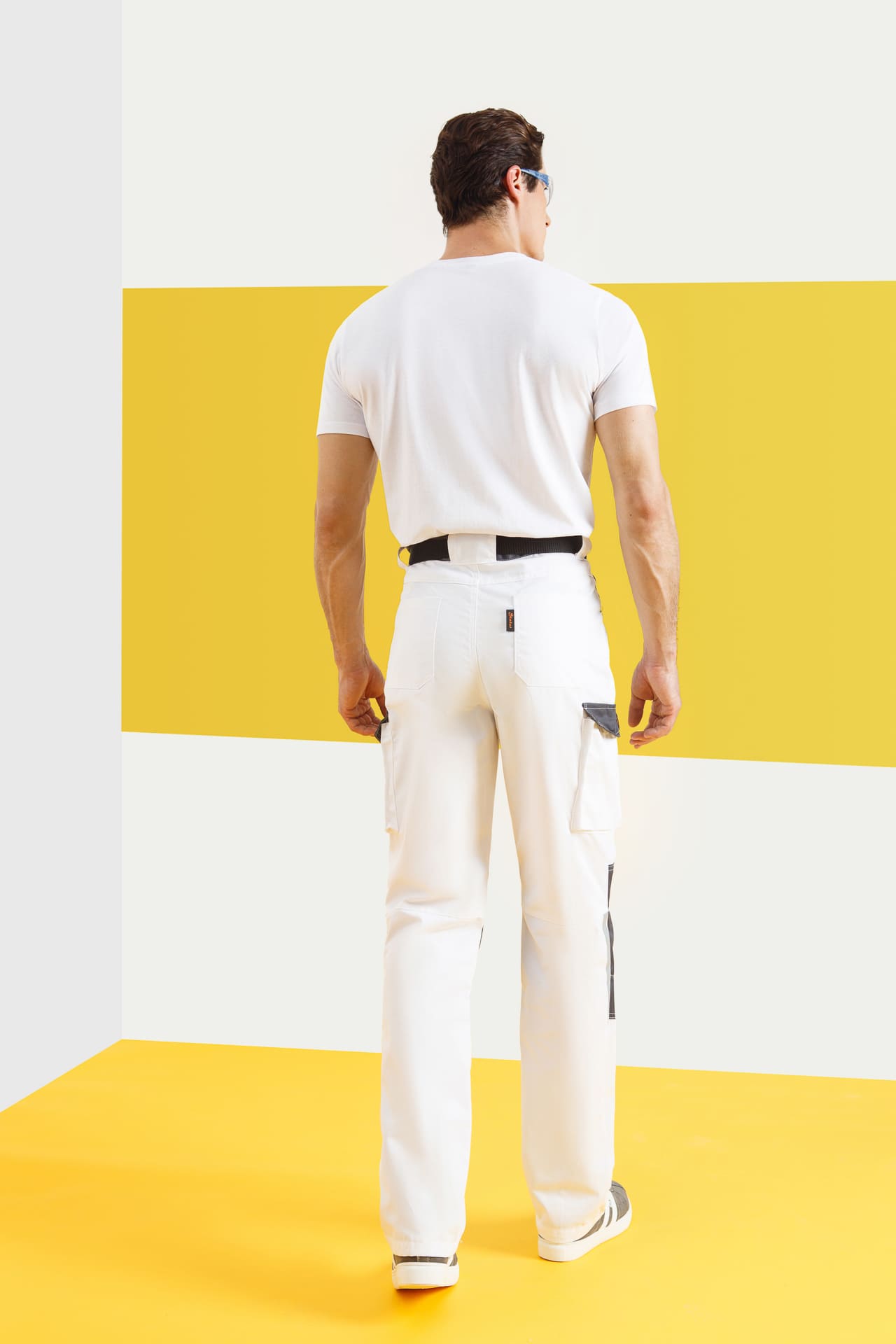 4974825 Костюм  NEW белый графит STATUS  Летняя спецодежда  размер 48-50/170-176  - Вид №9