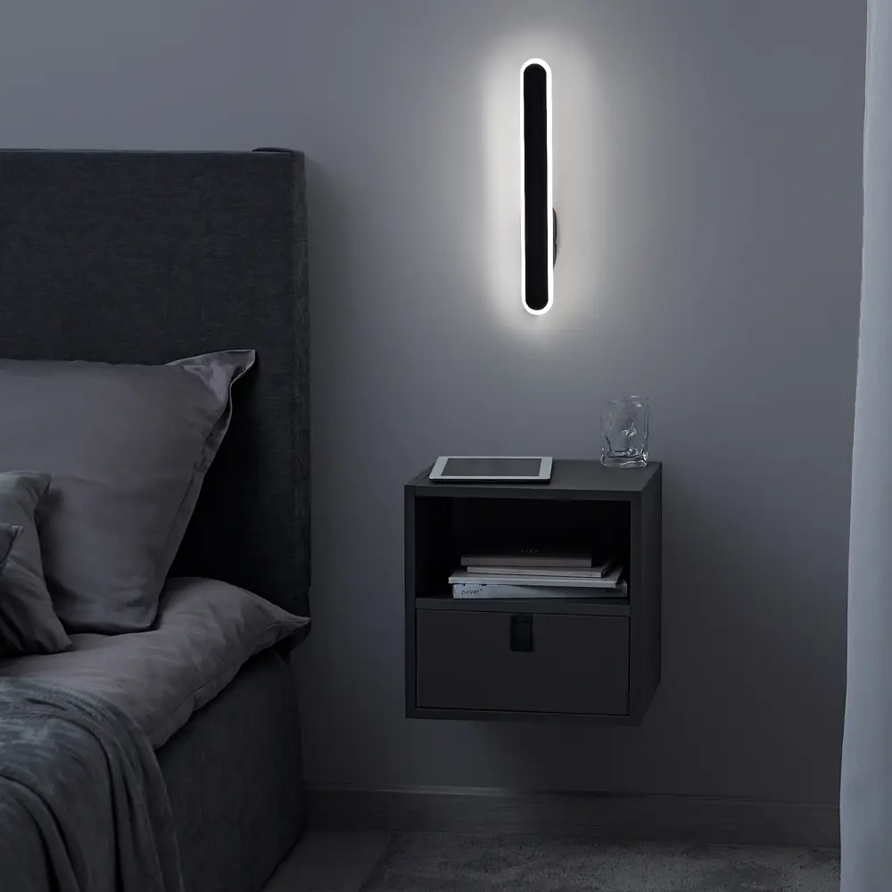 Настенный светильник Freya «Старк» черный LED 88241798 STLM-1520790 - Вид №7