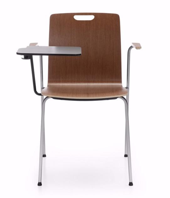 profim Стул для конференций из фанеры с подлокотниками с клапаном Com sun-id-1440080 - Вид №1