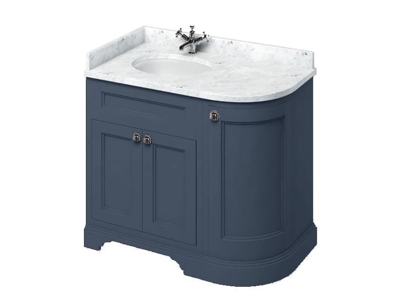 Деревянный угловой умывальник с дверцами Burlington MINERVA ARCH-00071219 - Вид №34