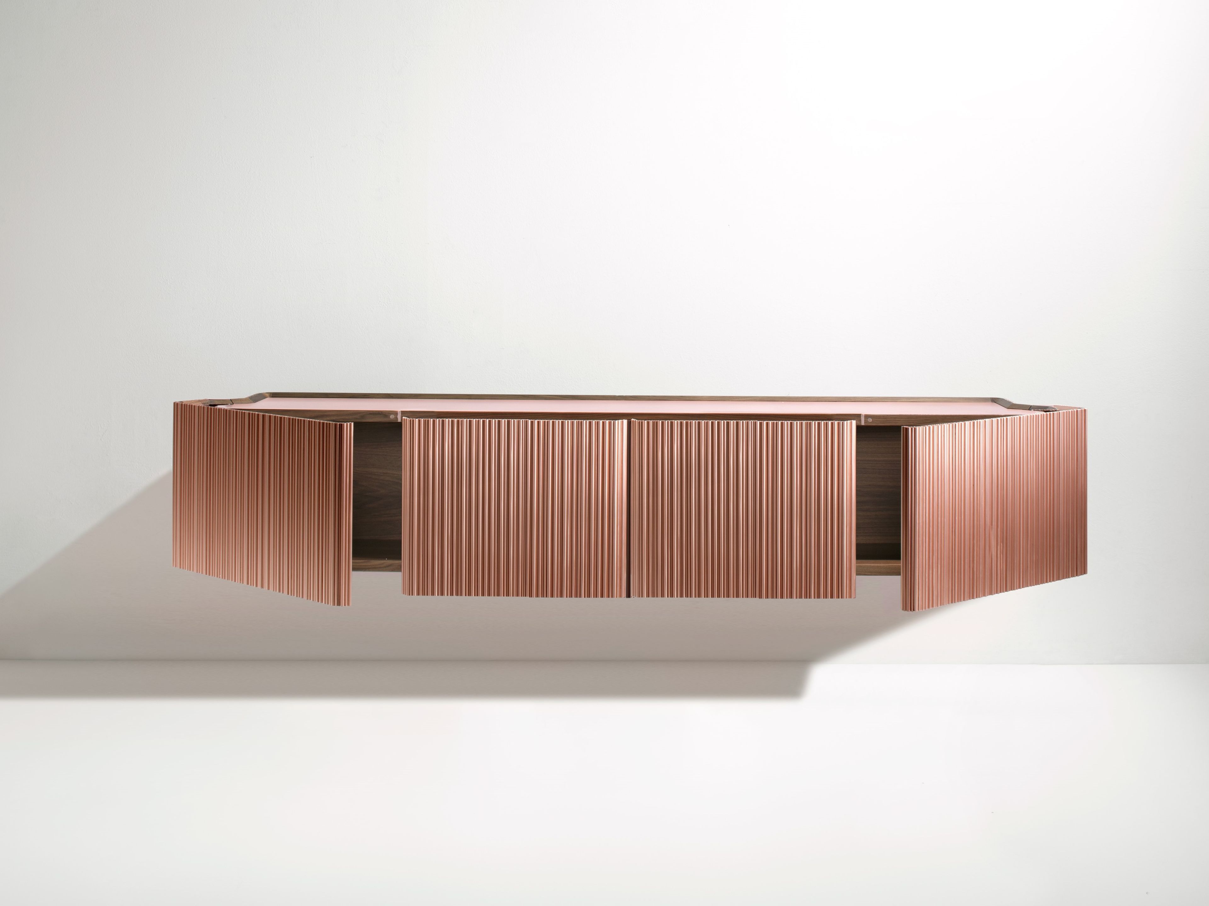 Металлический подвесной шкаф с распашными дверями DE CASTELLI Canneto ARCH-00114663 - Вид №1