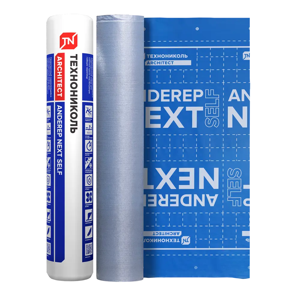 ТЕХНОНИКОЛЬ Anderep Next Self - подкладочный ковер для надежной кровли 83624003 STLM-0042913