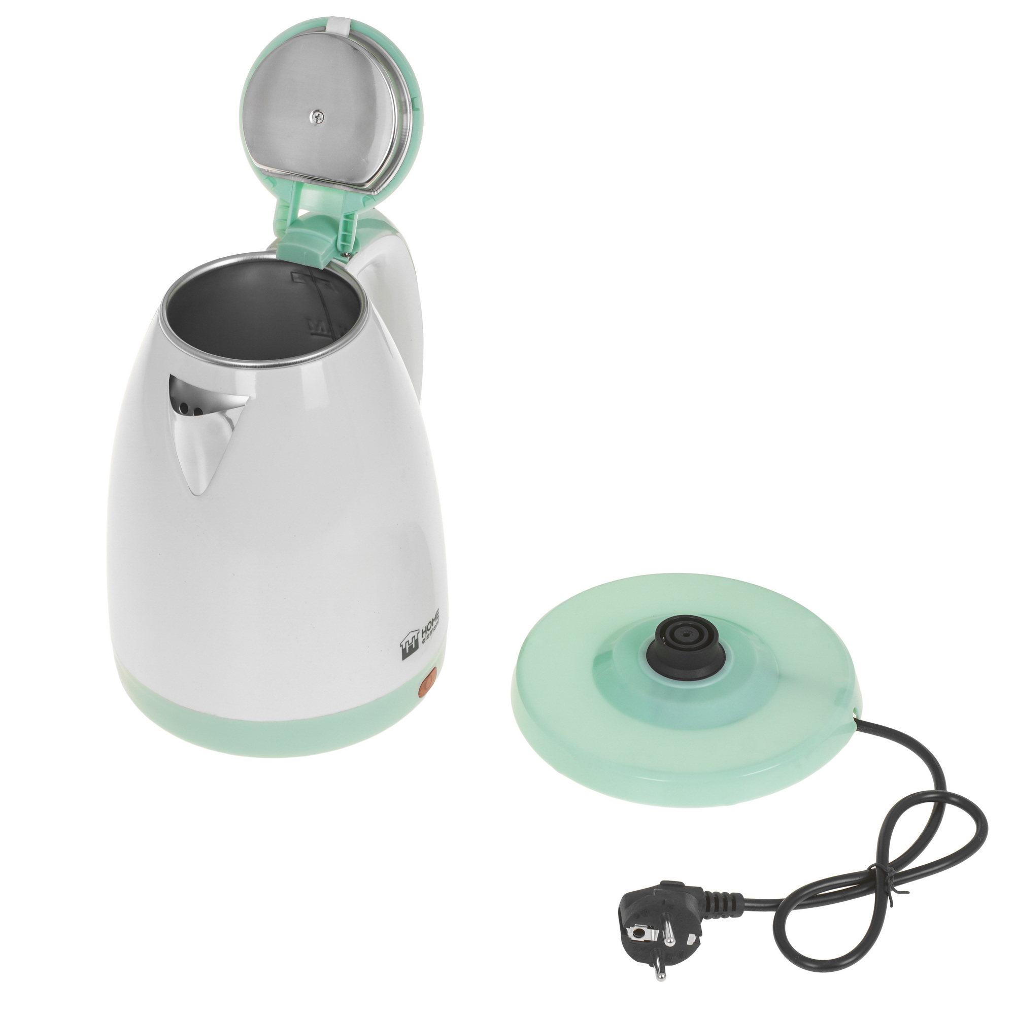 9091602 Электрочайник HOME ELEMENT HE-KT193 зеленый STDN-0028520 - Вид №4