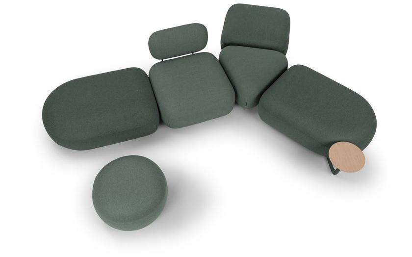 True Design Квадратный пуф с полкой для журналов Code Cd 60sq / cd 75sq - Вид №13