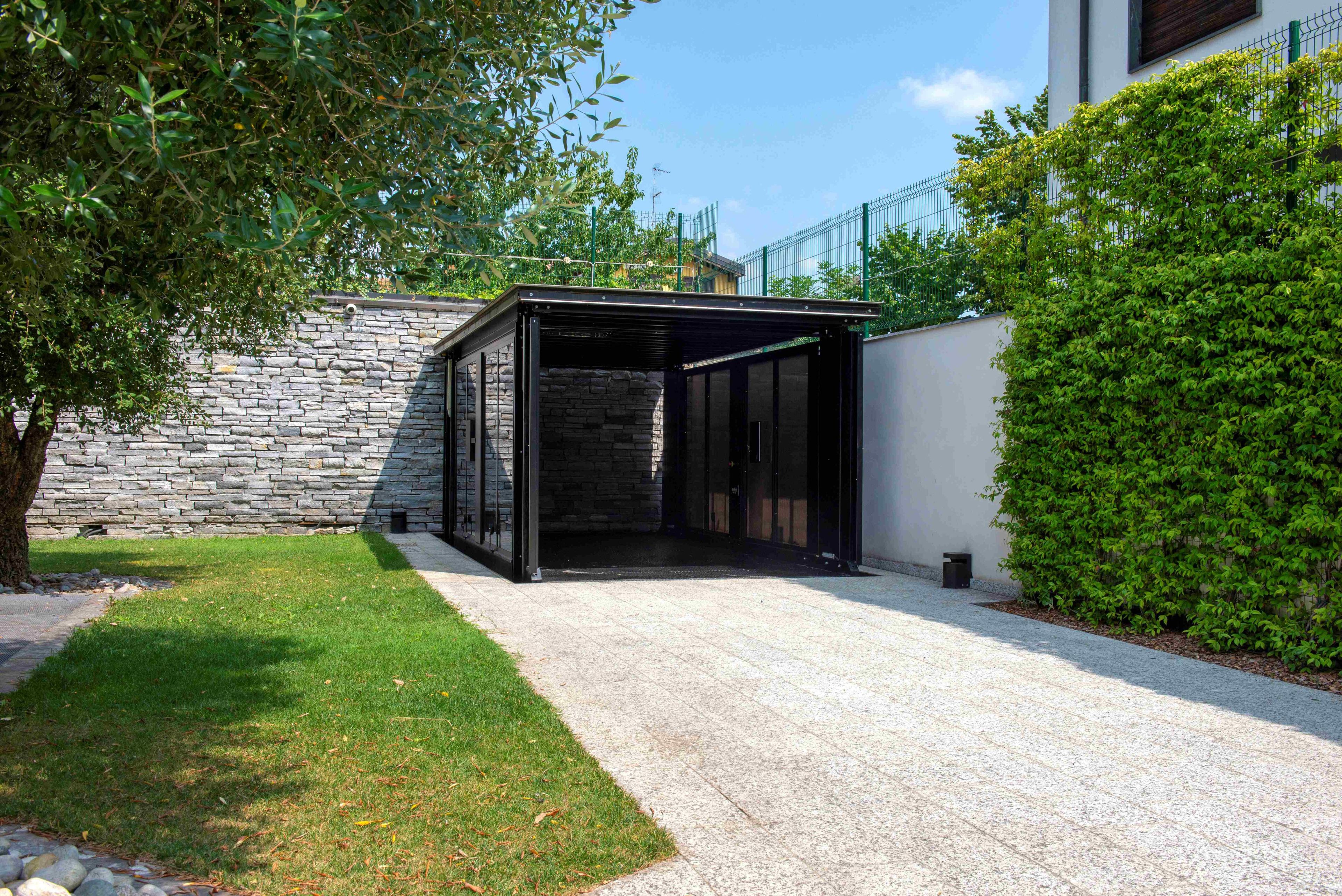 Автомобильный лифт с человеком на борту IDEALPARK ARCH-00143091 - Вид №3