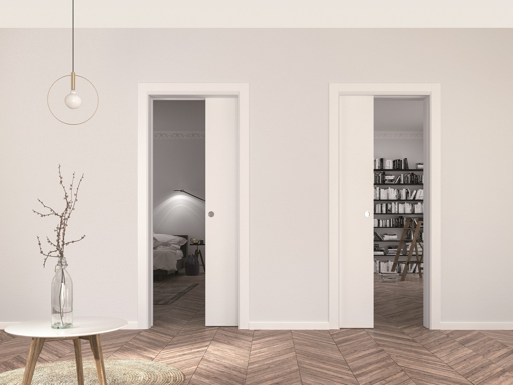 Ламинированная панель для раздвижных дверей с косяками Eclisse дверные панели ARCH-00028193