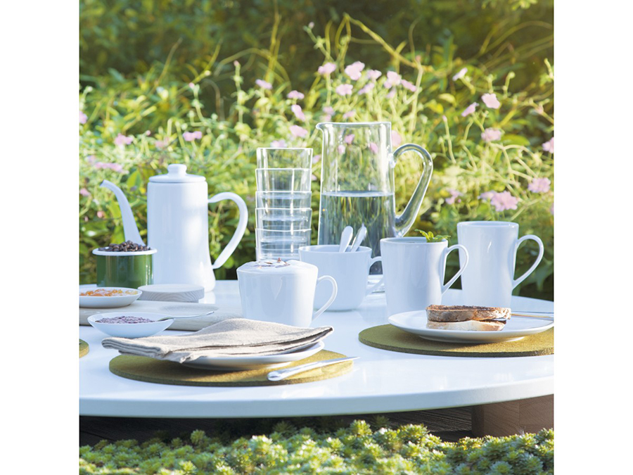 P264-11-517 Набор из 4 округлых чашек dine 400 мл LSA International  - Вид №1