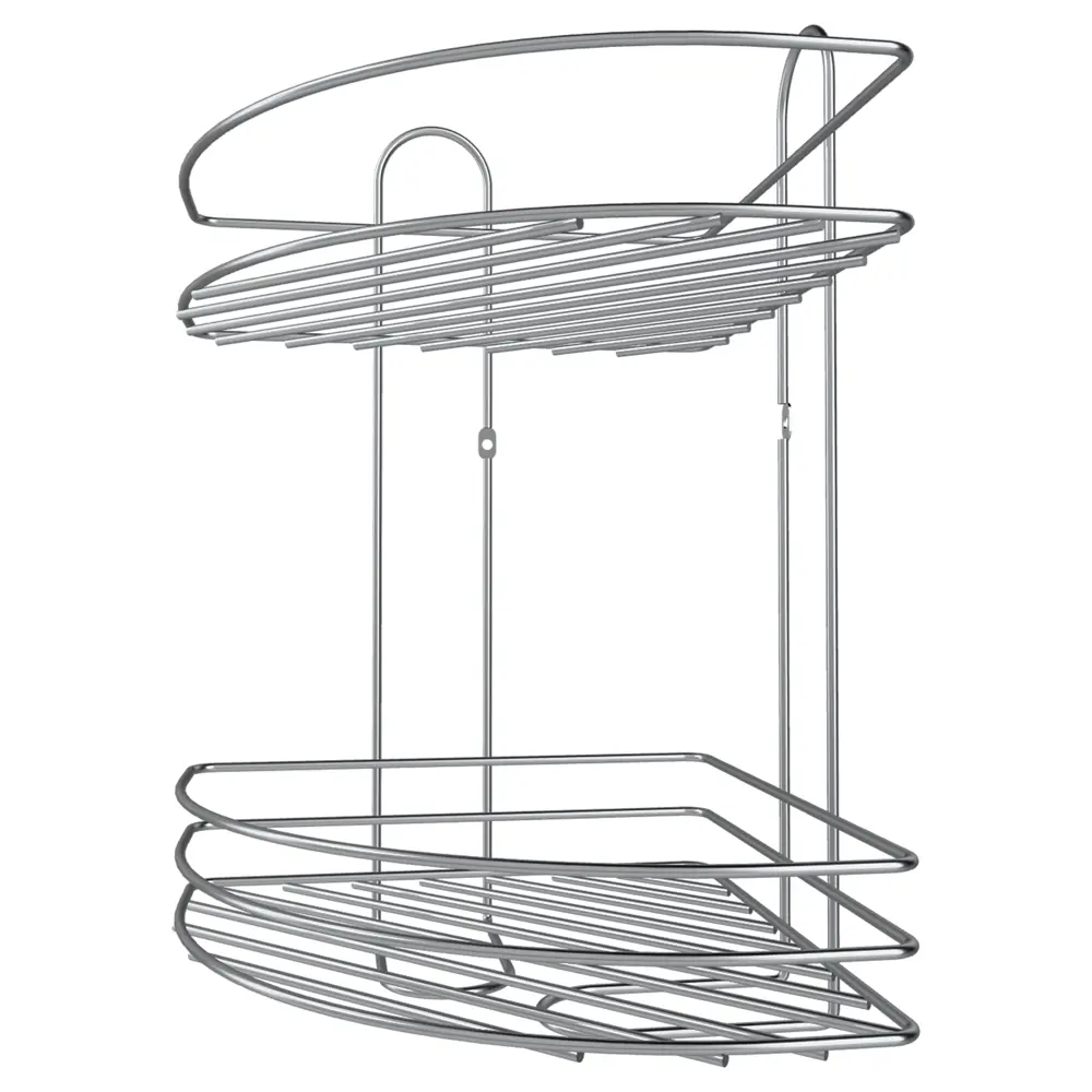 Полка для ванной Lemer Nil 23x34.5 см металл цвет хром STLM-2001457