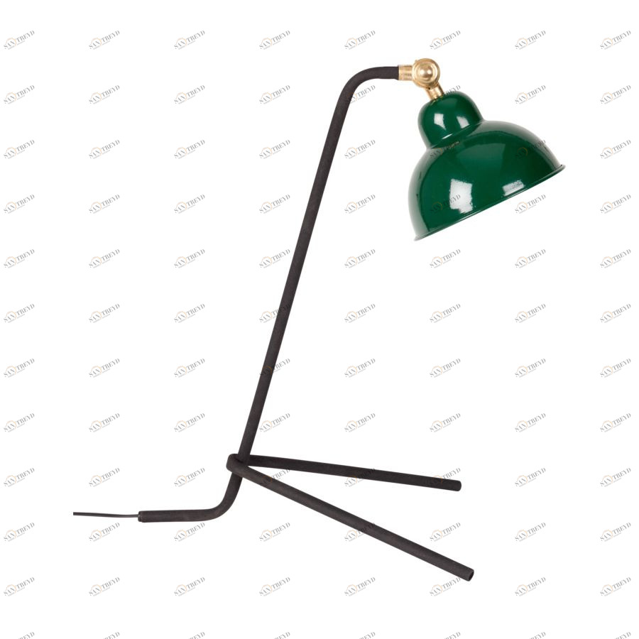 Лампа настольная Jock зеленая White Label Living 5200049