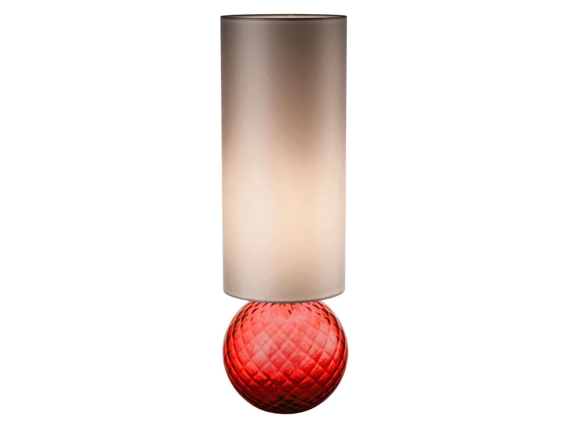 Настольная лампа из дутого стекла и тканевого абажура VENINI Balloton ARCH-00140508 - Вид №2