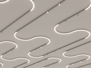 Металлический светодиодный потолочный светильник