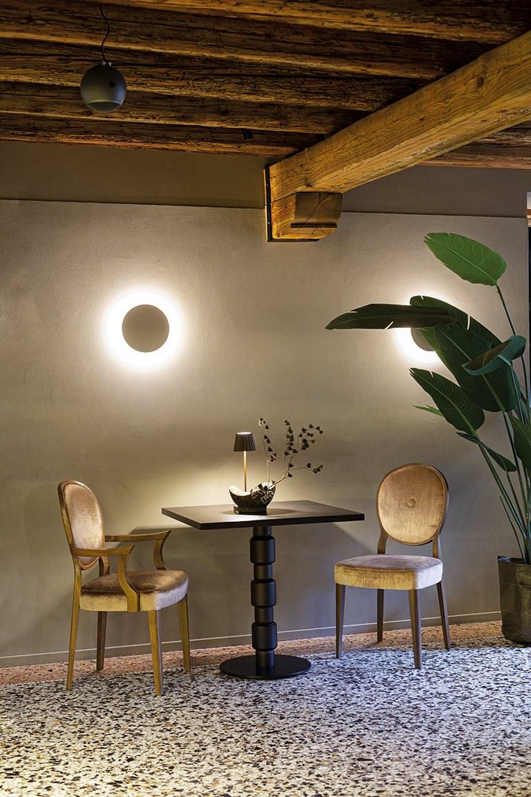 Tirolo Стул из массива дерева и ткани с подлокотниками Sofia 045 sb - Вид №6