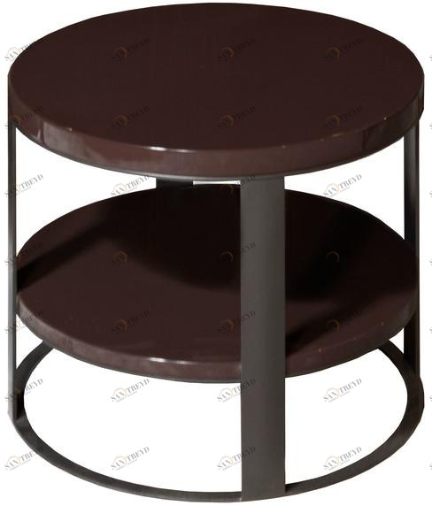 Nube Italia Круглый деревянный журнальный столик Flow sun-id-1385606