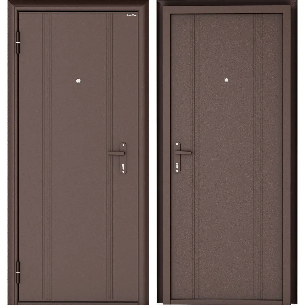 Металлическая входная дверь DOORHAN ЭКО - надежная защита с антивандальным покрытием 16802315