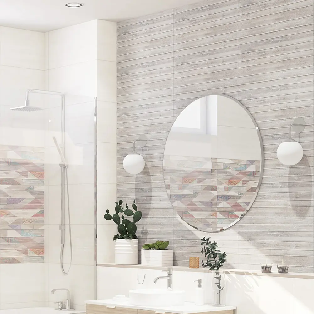 Azori Shabby: Керамическая плитка под дерево серого цвета 31.5x63 см 82604065 STLM-0031300