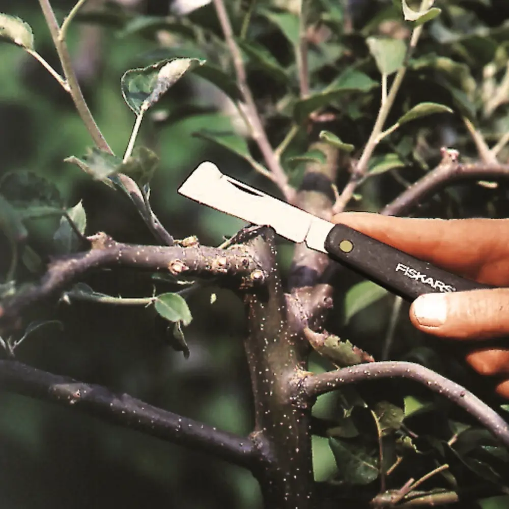 Нож перочинный для прививок Fiskars 17 см нержавеющая сталь STLM-2039332 - Вид №4