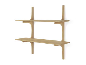 Подвесной книжный шкаф из дуба