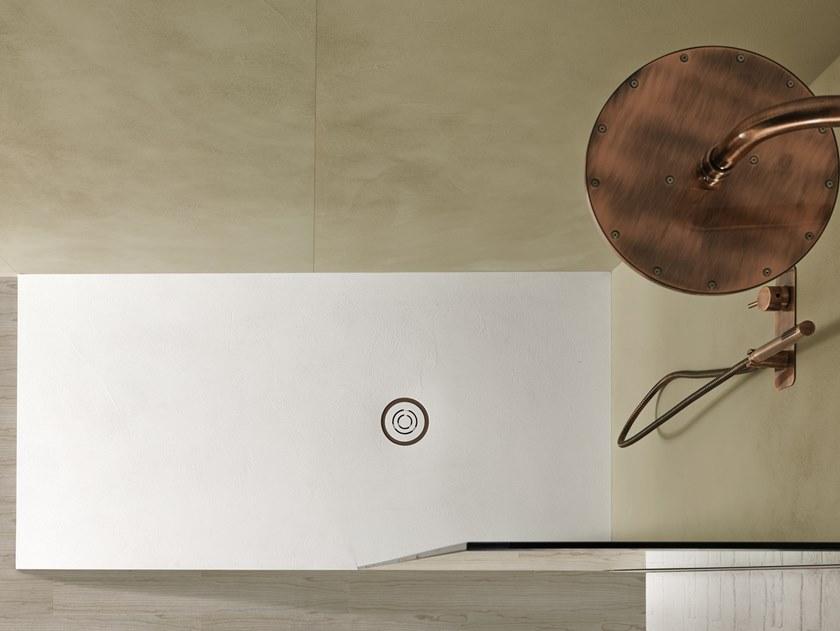 Acquabella Прямоугольный нескользящий душевой поддон в Akron © Beton sun-id-1407919 - Вид №2