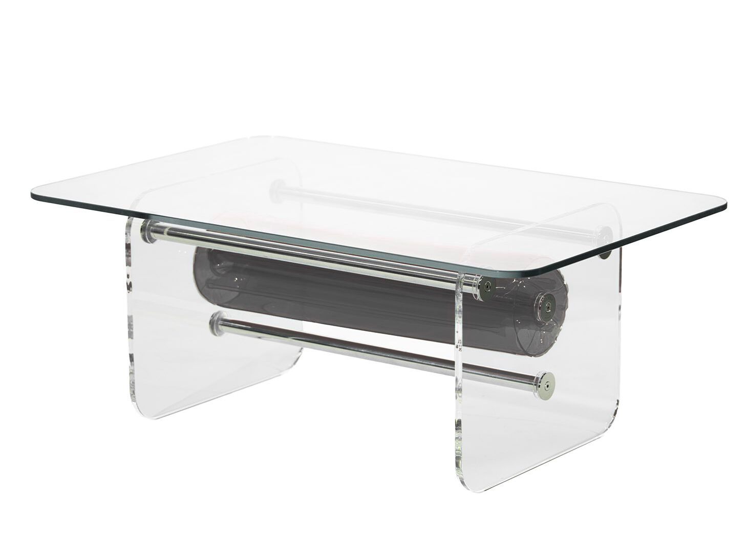 Прямоугольный журнальный столик из ПММА и стекла KUUMO COFFEE TABLE MW BLACK ARCH-00023202 - Вид №1