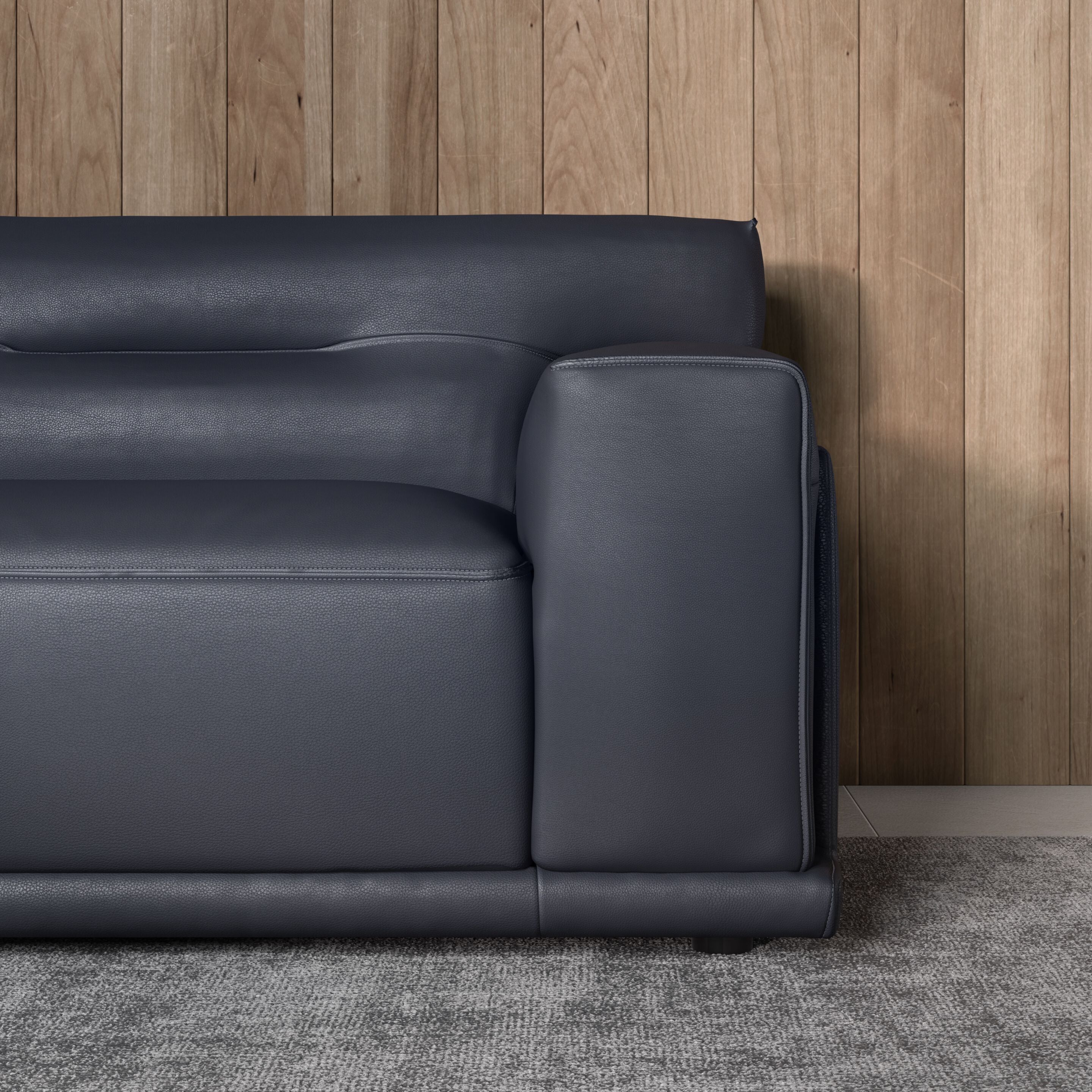 Кожаный угловой диван Natuzzi Italia Dorian ARCH-00052311 - Вид №1