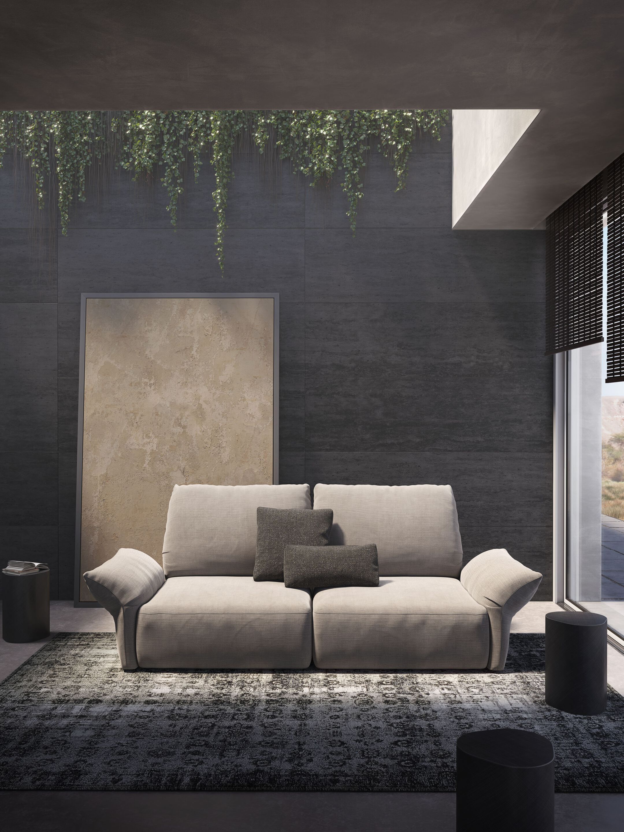 2-местный модульный тканевый съемный диван Cattelan italia SINATRA ARCH-00057653 - Вид №6