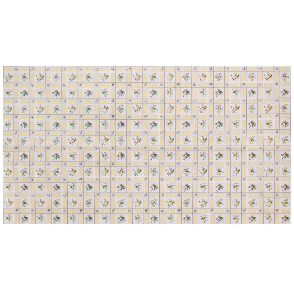 Скатерть «Клетка жёлтая» 180х140 см ПВХ Santreyd STLM-2132121