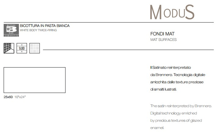 CERAMICHE BRENNERO Белая плитка для стен Modus Dawh - Вид №5