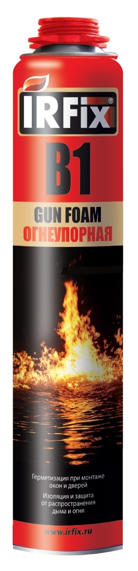 Пена монтажная огнеупорная IRFix B1 750мл 5424 - Вид №1