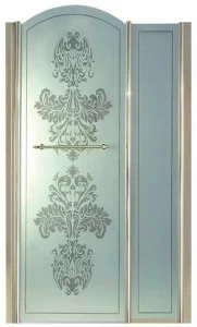 Gentry Home Душевая кабина стеклянная с распашной дверцей Arcadia