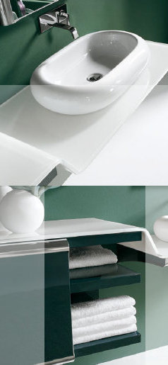 ZM 15 ZAMIA  Комплект мебели для ванной комнаты 210 см ARDECO Ardeco S. R. L 42433 - Вид №2