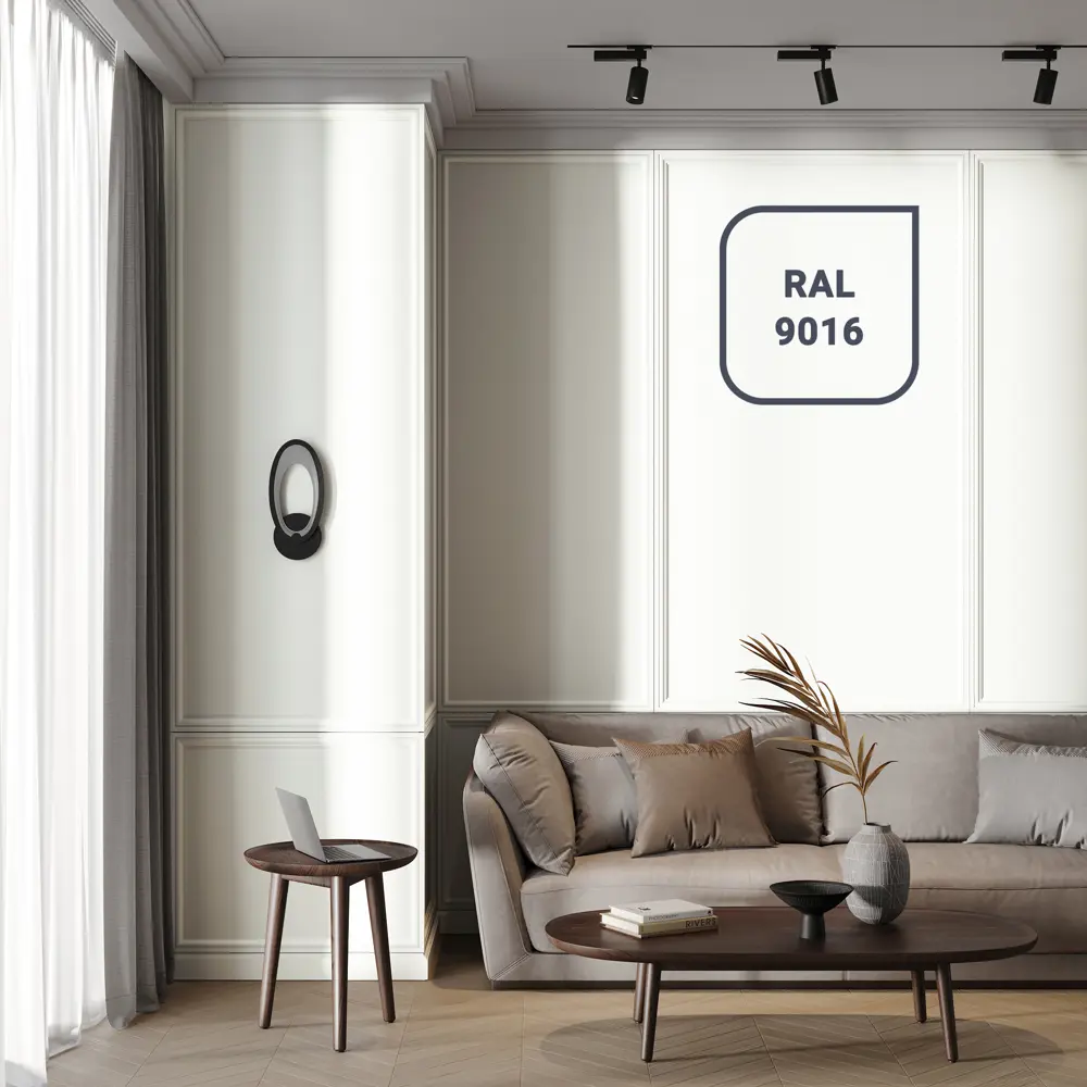 Краска Tikkurila Euro Smart-2: белая матовая для стен и потолков 2.7 л 11601178 STLM-0001308 - Вид №18