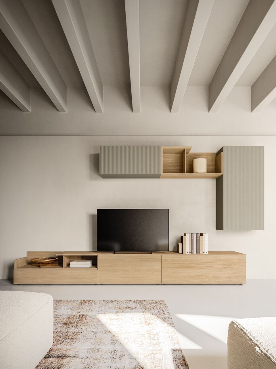 Деревянная секционная оборудованная стена Santalucia Mobili OPEN ARCH-00025387 - Вид №2