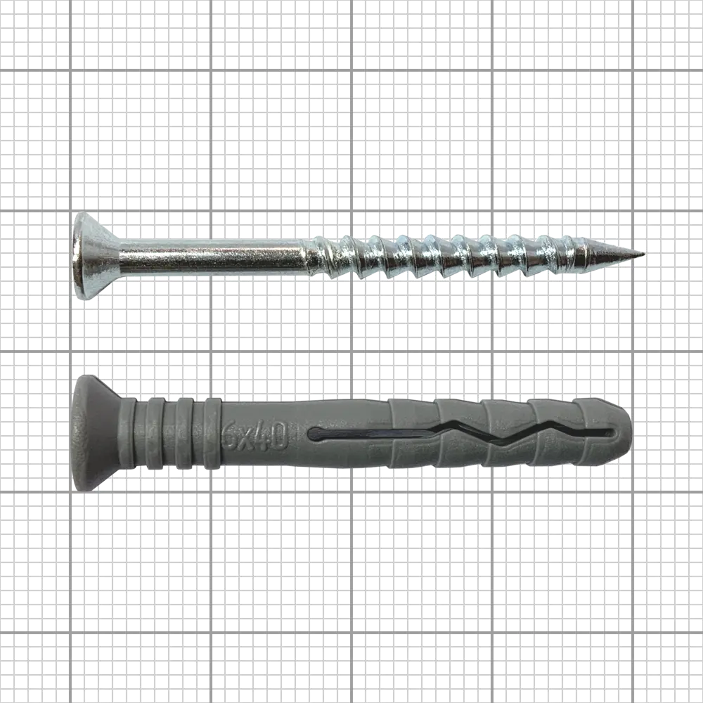 Дюбель-гвоздь потайной полипропилен 6x40 мм 10 шт Santreyd STLM-2099695 - Вид №4