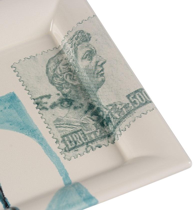 MARIONI Керамический поднос квадратный Postcard 01153g - Вид №1