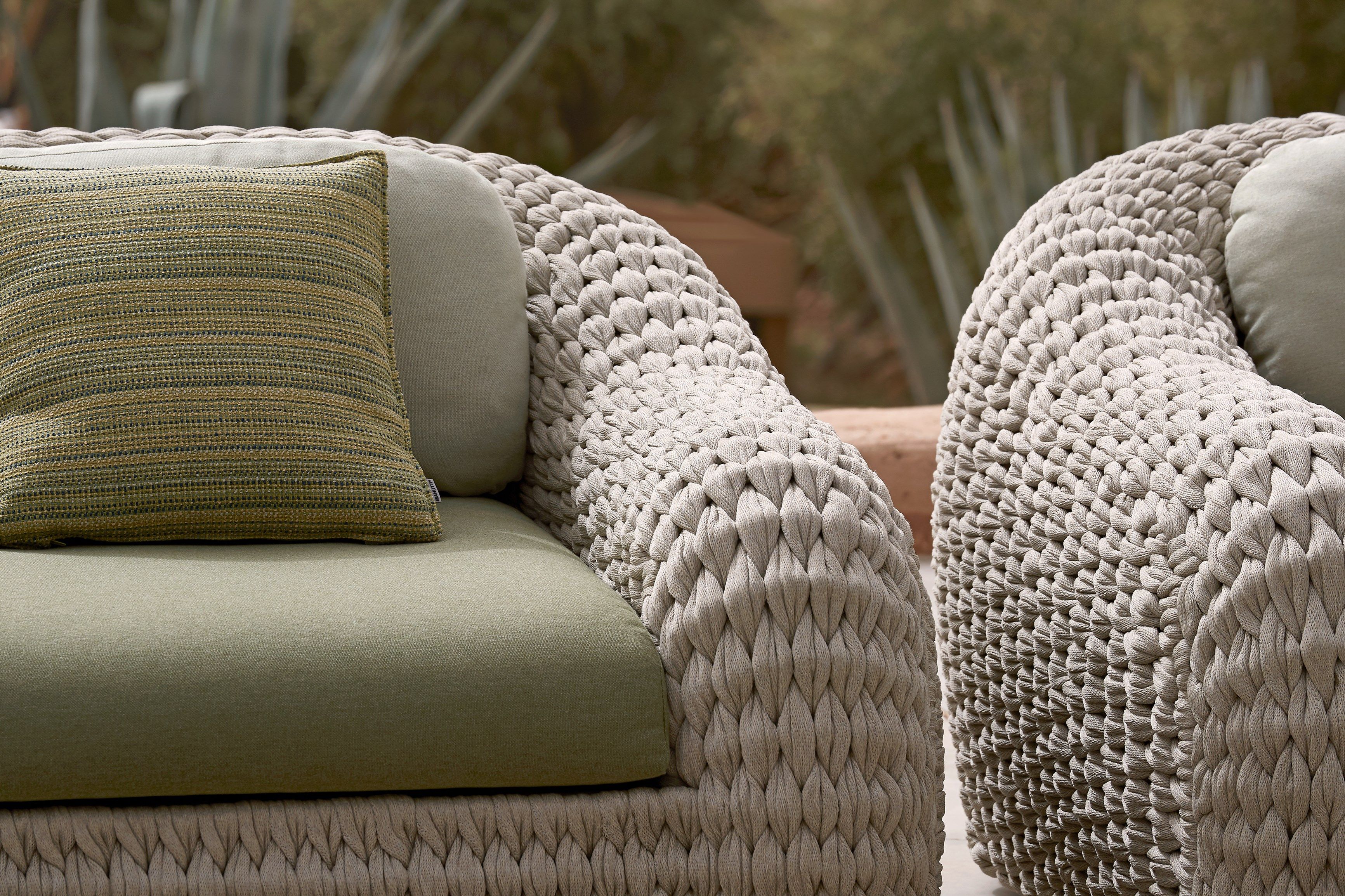 Веревочное садовое кресло с подлокотниками MANUTTI Kobo ARCH-00113555 - Вид №7