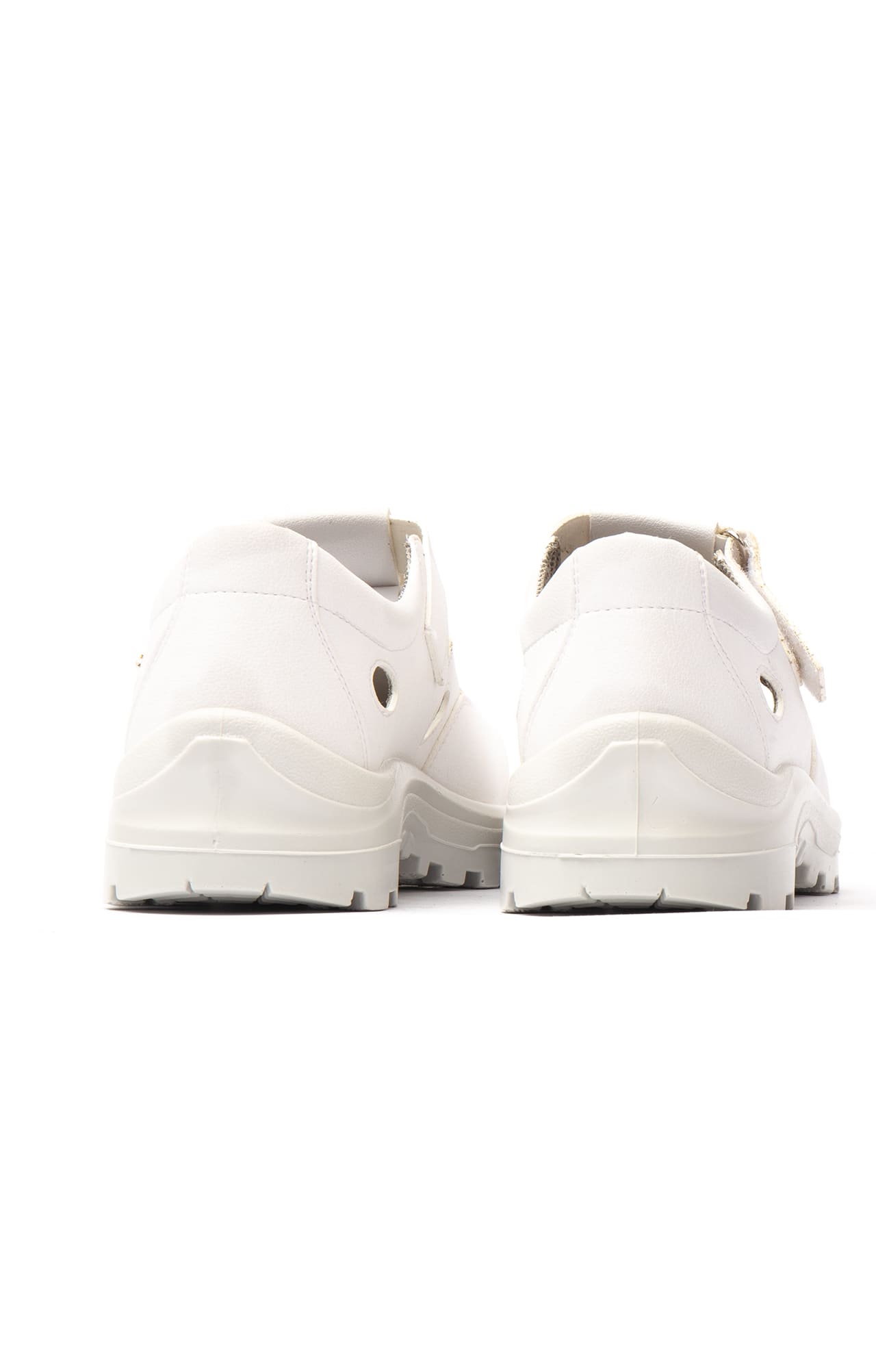 5033252 Полуботинки АЛМИ с перфорацией с металлическим подноском арт 80302 011600 белые  Одежда для поваров  размер 39 Спецодежда  - Вид №1