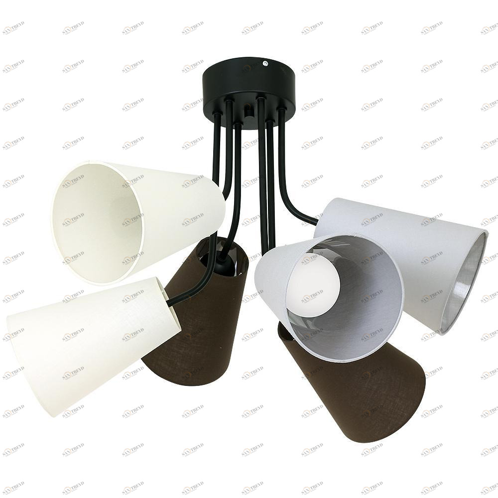 Потолочная люстра Luminex Tubles 8786 LUMINEX ДИЗАЙНЕРСКИЕ, TUBLES 183794 Разноцветный 