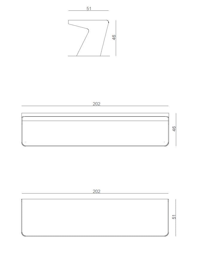 Реконструированная каменная скамья без спинки Viscio Urban Design FLUENS B ARCH-00033295 - Вид №2