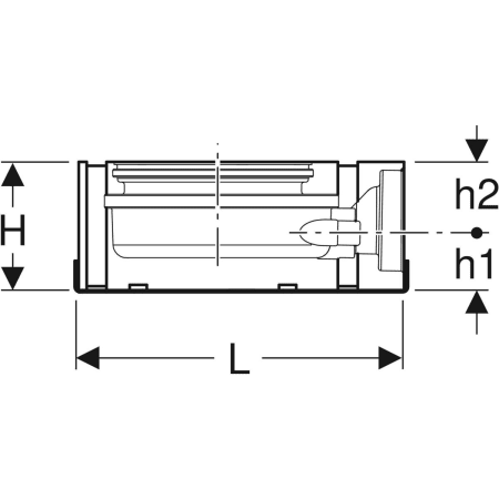 388.118.00.1 Противоконденсатная изоляция Geberit для трапа Varino, горизонтальная, 13 x 13 см Geberit  - Вид №2
